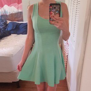 Light Teal/Mint Short Skater Dress